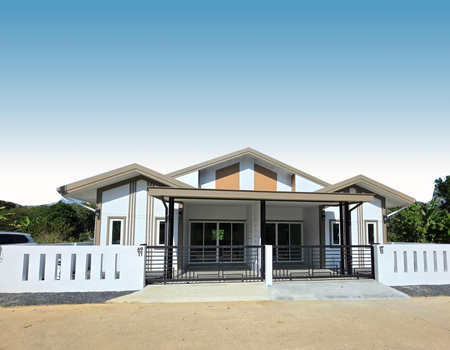 บ้านเดี่ยวสร้างใหม่ โซนพารา-ป่าคลอก